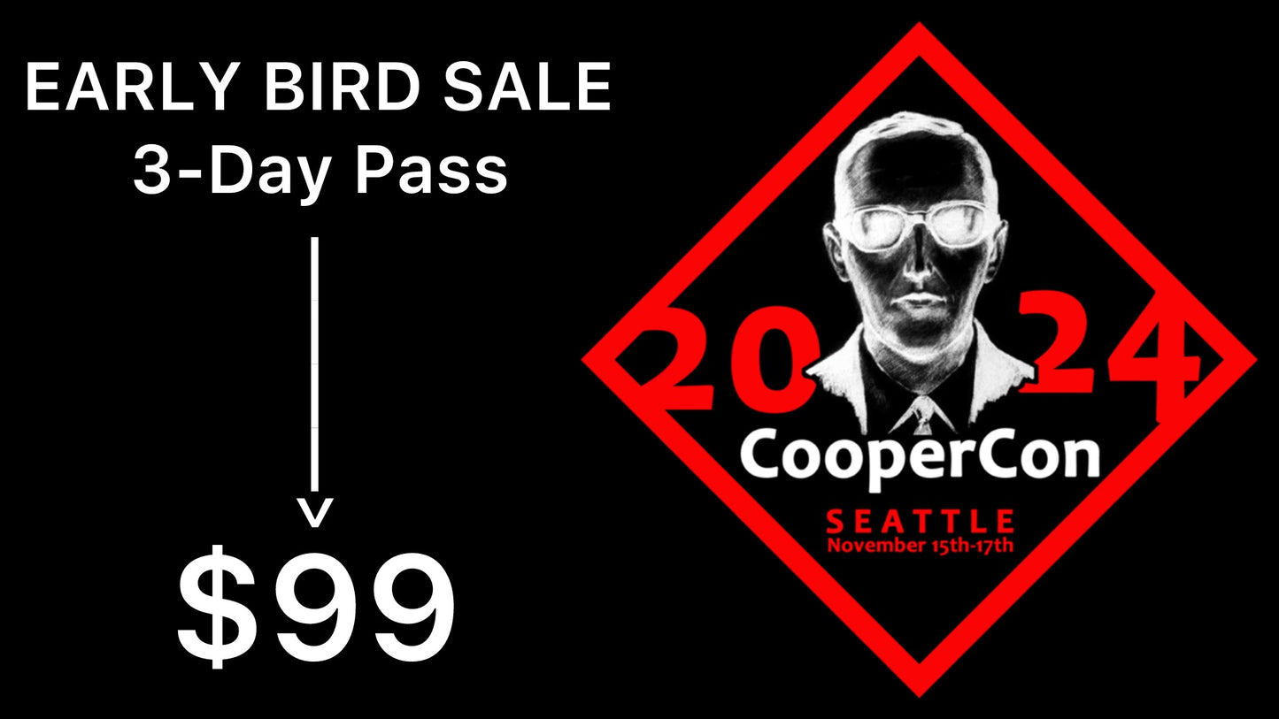 CooperCon 2024 Early Bird Pass: 3-Day All-Access