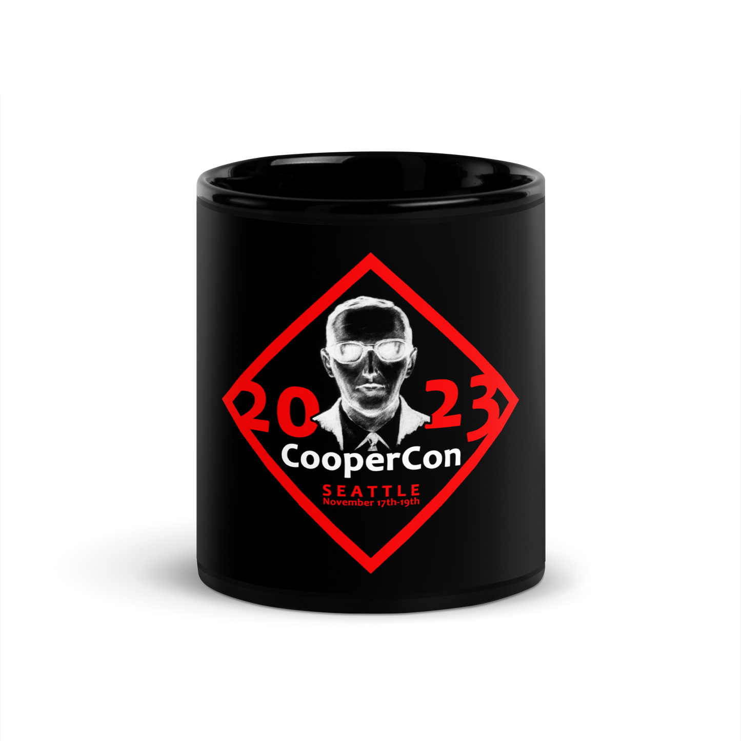 CC23 Official Logo Black Glossy Mug