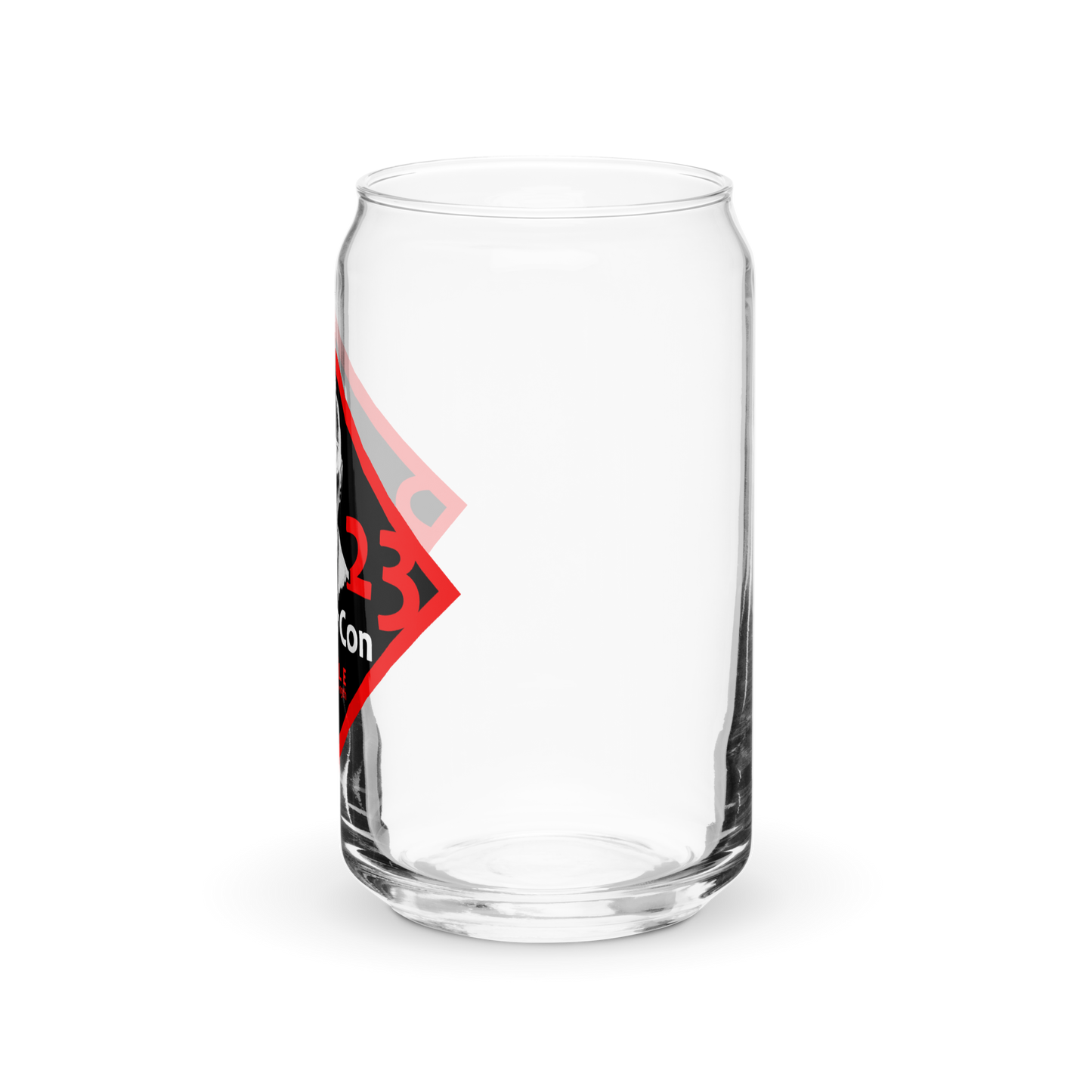 CC23 Official Logo Can-Shaped Glass