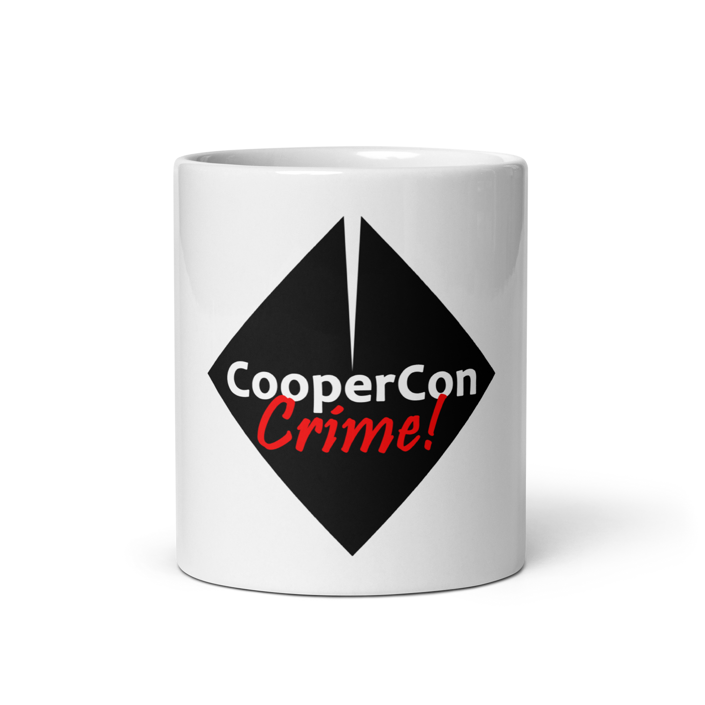 CooperCon Crime! White Glossy Mug
